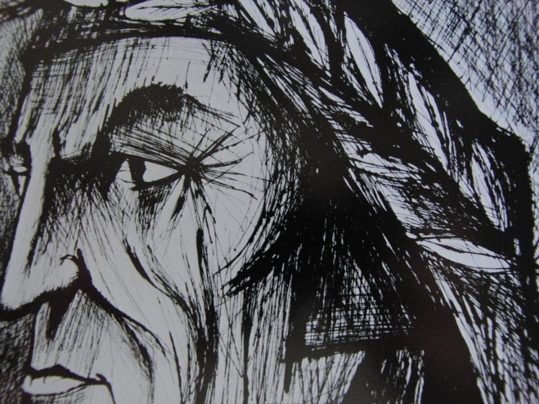 ベルナール・ビュッフェ【Dante】希少な額装用画集より、厳選、新品額装