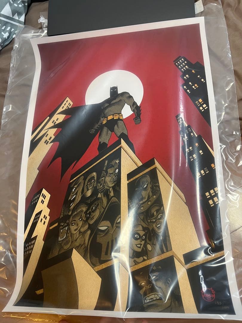 バットマン アートプリント 限定版 135/175 アメコミ