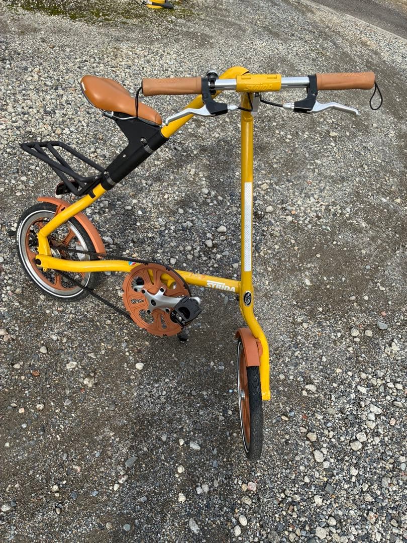 送料込　ストライダ　自転車　イエロー　美品　strida5