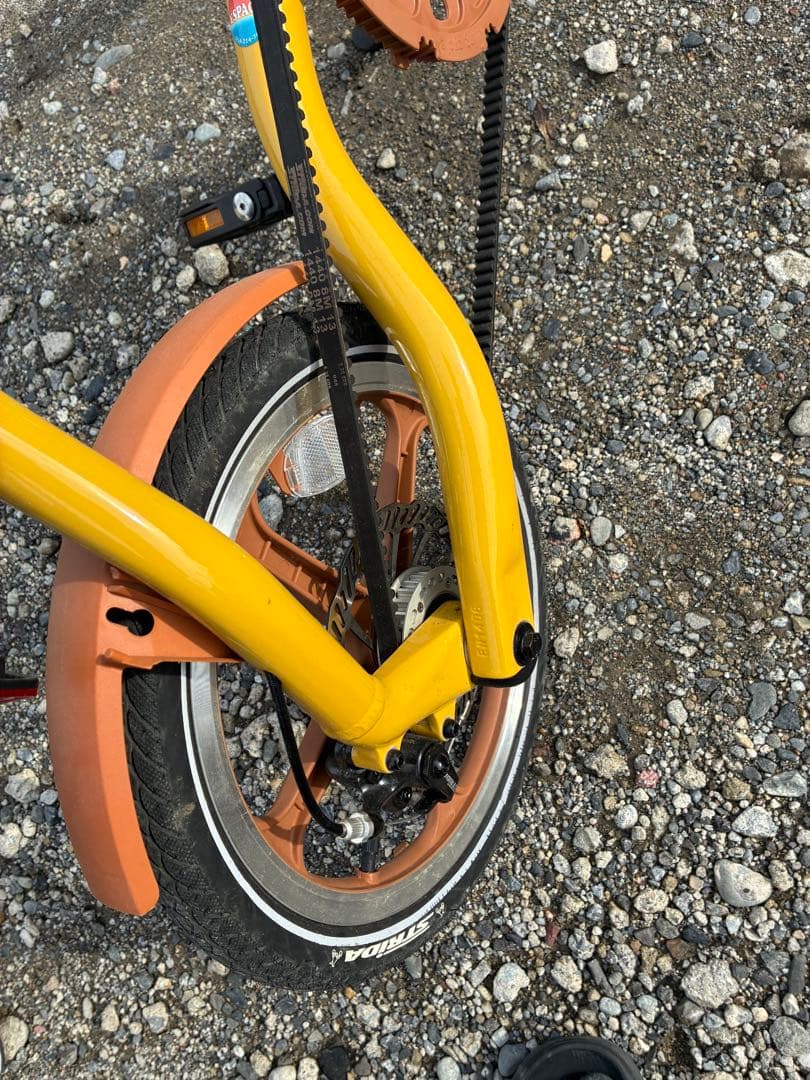 送料込　ストライダ　自転車　イエロー　美品　strida5