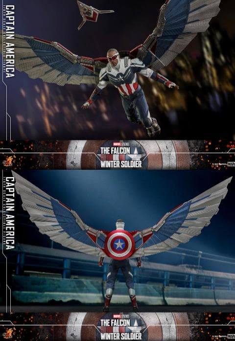 ホットトイズ　キャプテンアメリカ　ファルコン＆ウィンター・ソルジャー