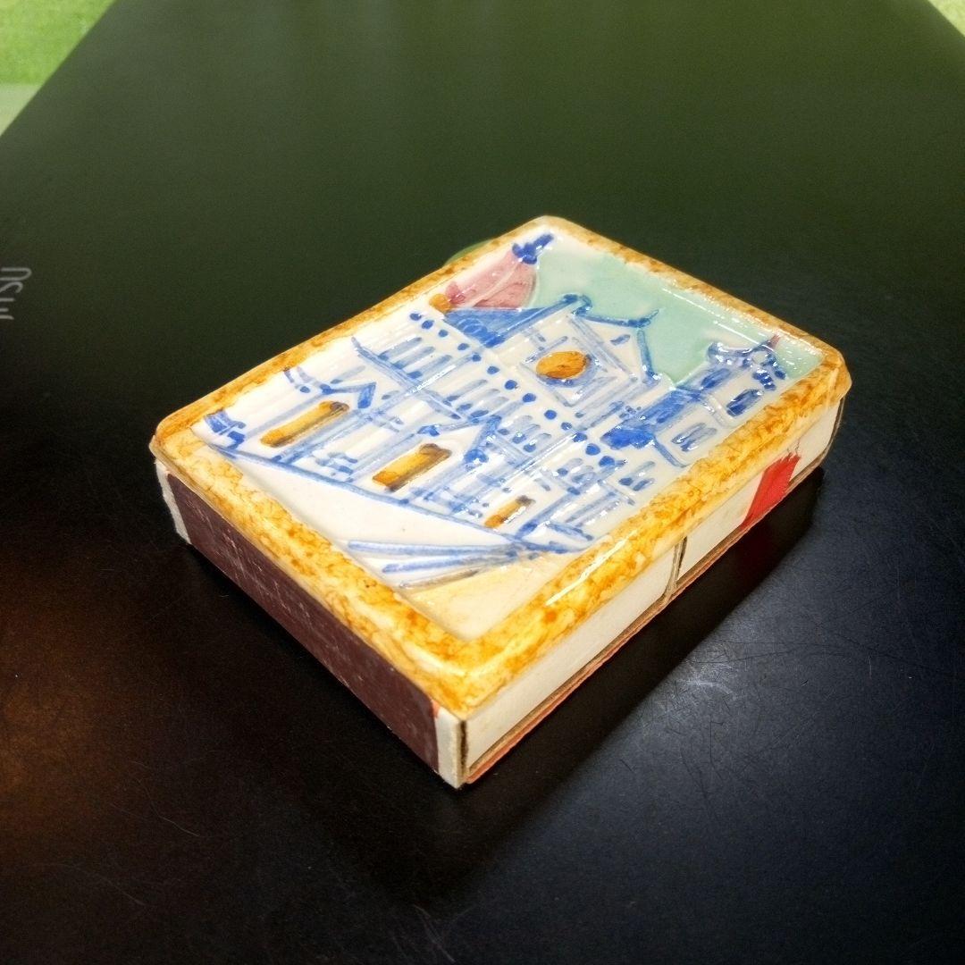 サンタ・マリア・デル・フィオーレ大聖堂をモチーフにしたと思われるマッチ箱　レトロ