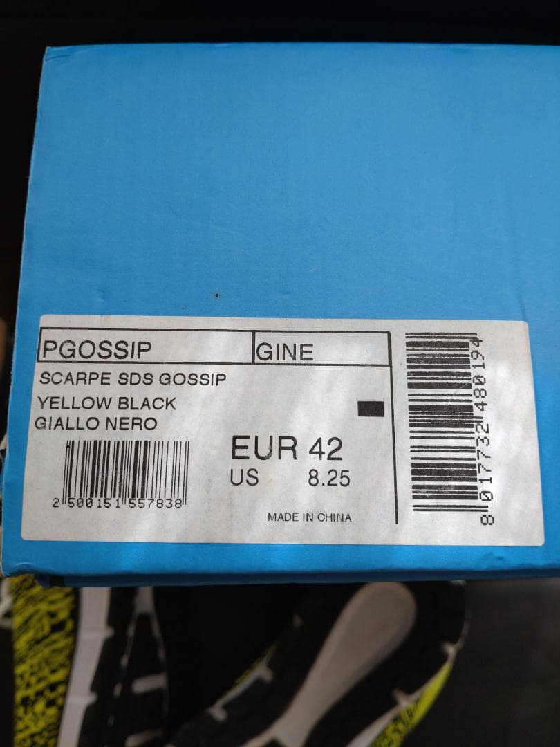 SIDIスニーカー ゴシップ GOSSIP イエロー/ブラック 42(26,5)