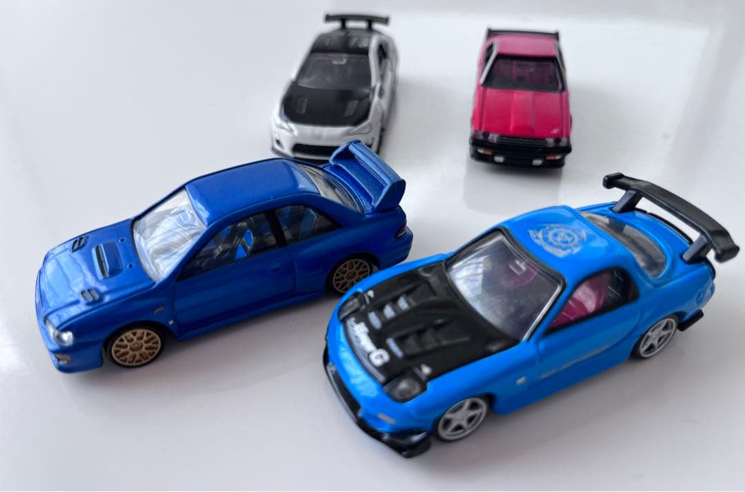 TOMICA トミカ 86 RX-7 インプレッサ スポーツカー 4台