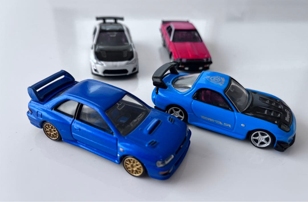 TOMICA トミカ 86 RX-7 インプレッサ スポーツカー 4台
