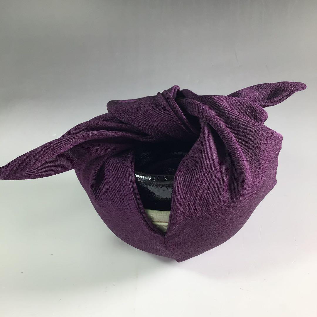 Ｒ５６１　御所籠　『平安　元竺作』『利休形』『仕覆付』『皆具添』　共箱　茶道具