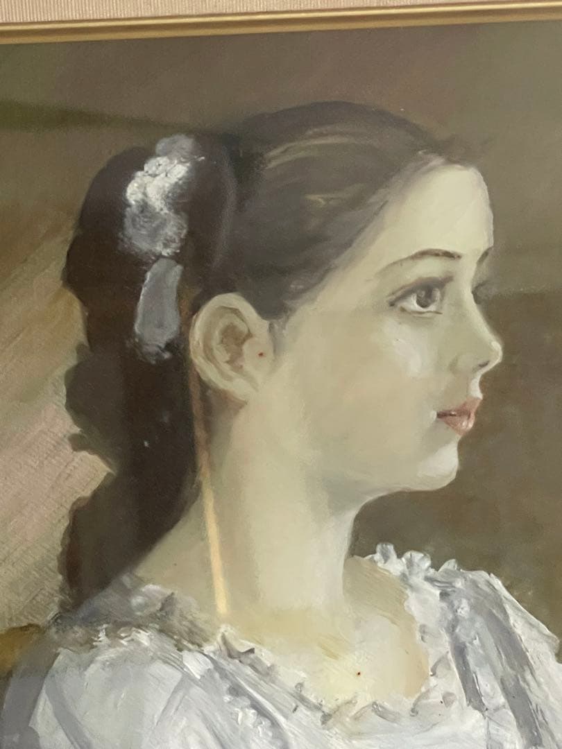 藤原富男作　少女とバイオリン