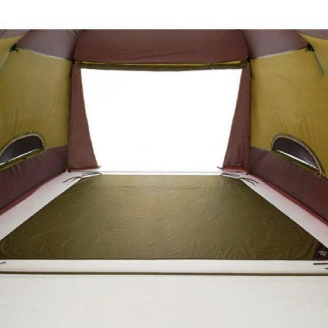 ロゴス プレミアムパネルリビングプラスAE専用 インナーマット アウトドア 緑