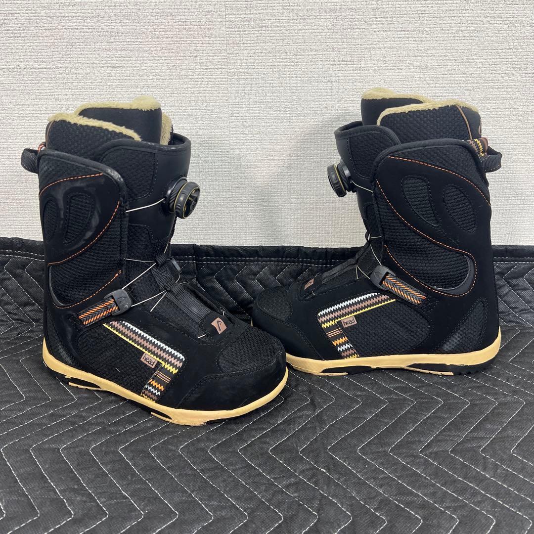 数回使用 23.5cm HEAD GARORE BOA スノボ ブーツ