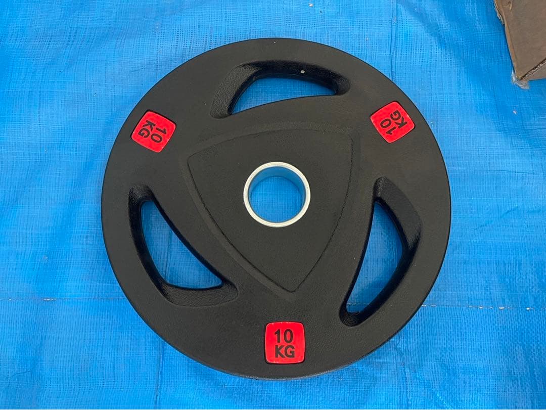 バーベルプレート ［170kgセット］ラバー オリンピックシャフト Φ50mm