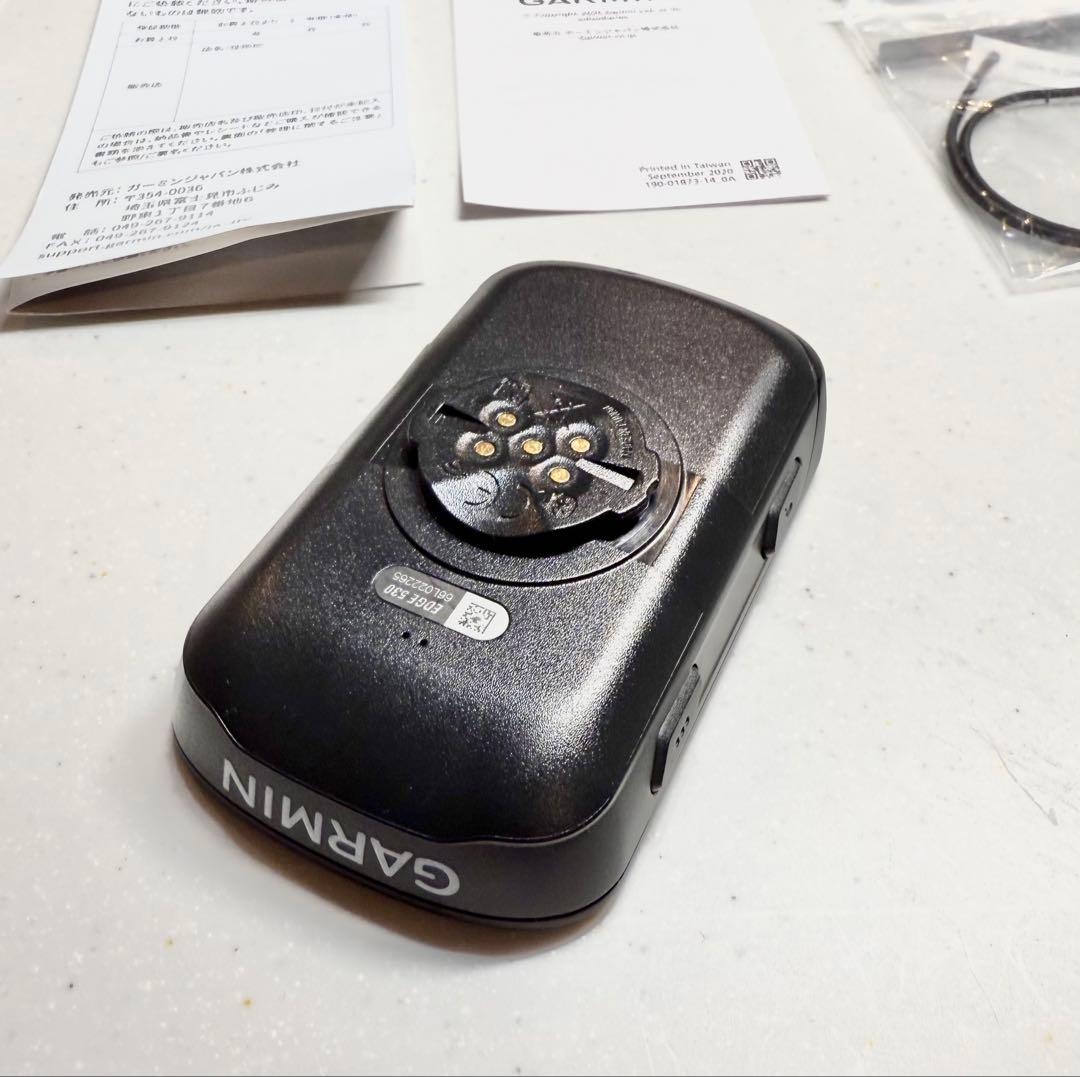 GARMIN EDGE530サイクルコンピューター本体（ハートレートセンサー付）
