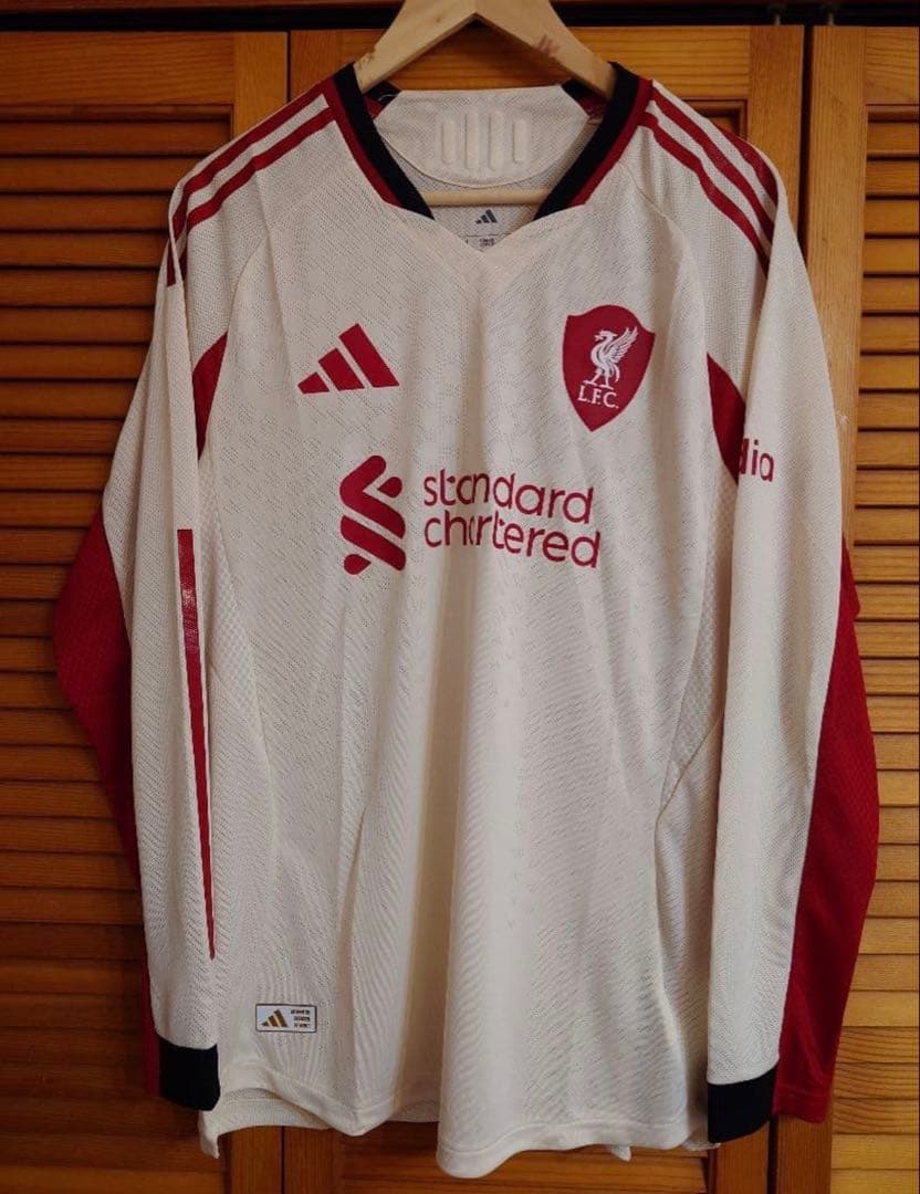 リヴァプール 25/26アウェイ 2nd 長袖 オーセンティック