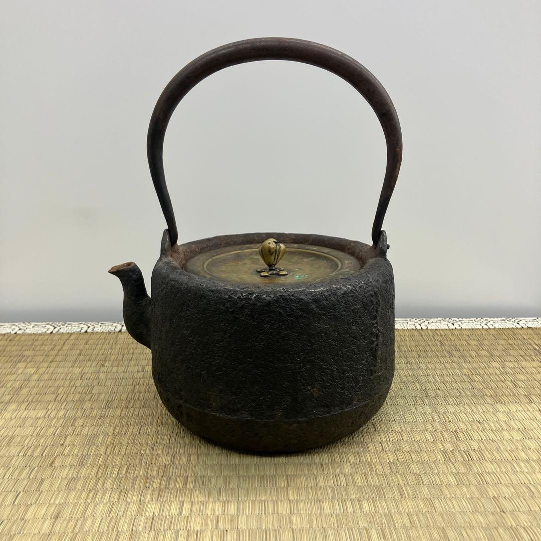 龍文堂　古鉄瓶　アンティーク