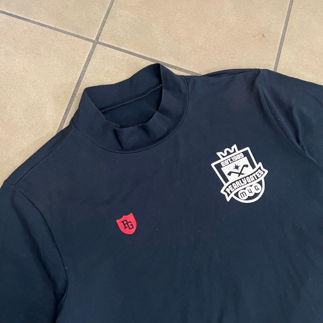 PEARLY GATES パーリーゲイツ　セットアップ　メンズ　ハイネック　ロゴ