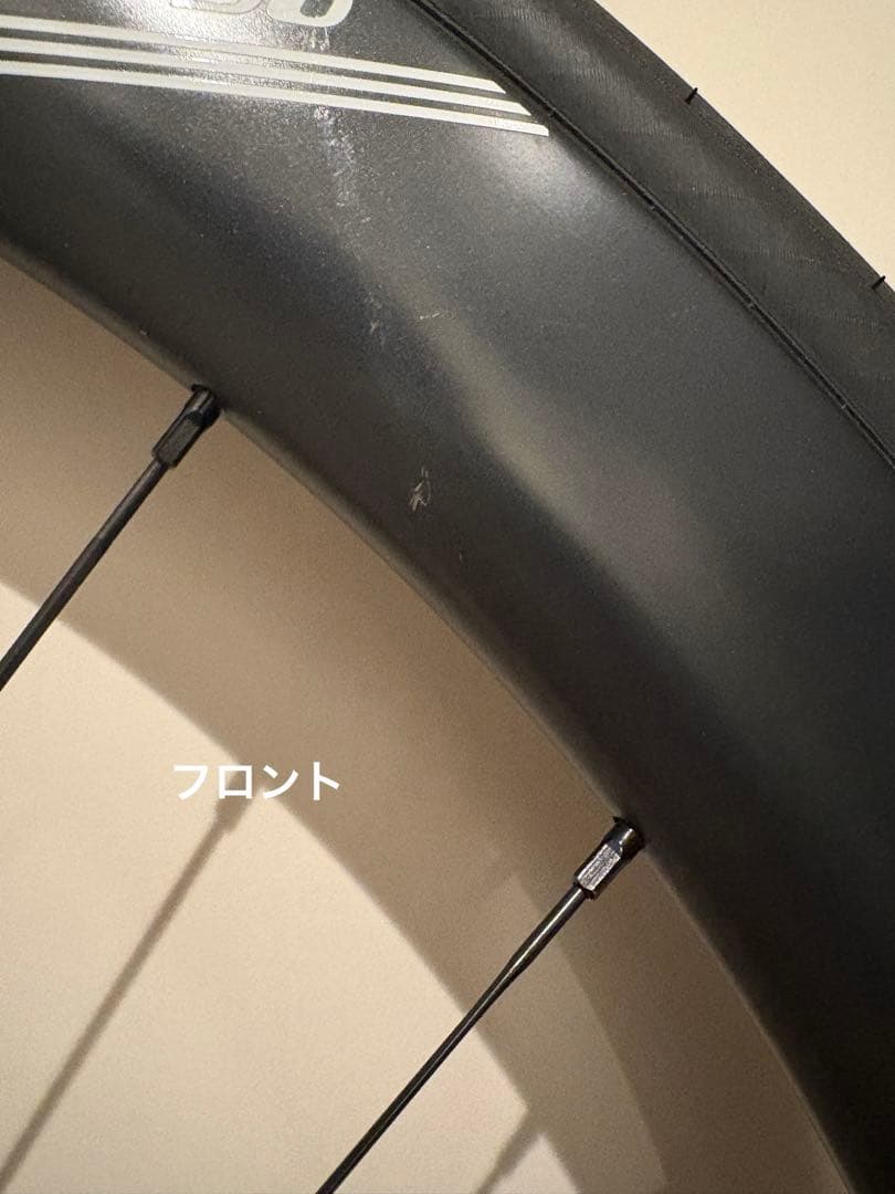 ELITEWHEELS エッジ白デカール　タイヤ付ディスク