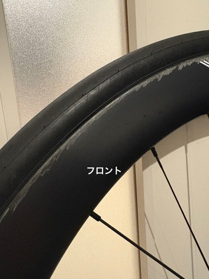 ELITEWHEELS エッジ白デカール　タイヤ付ディスク