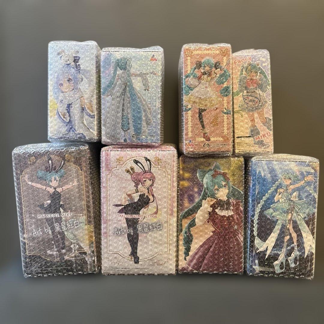 【新品・未開封】 初音ミク&巡音ルカ 新プライズ 8点セット