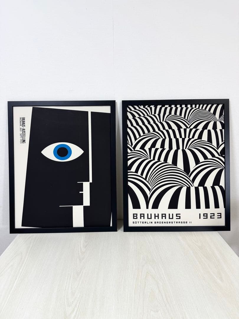 No271フレーム付きキャンバスアート　モダンアート　バウハウス　アートポスター