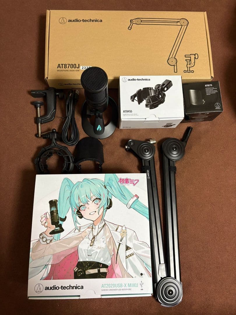 初音ミク　AT2020USB-X MIKU 周辺機器セット