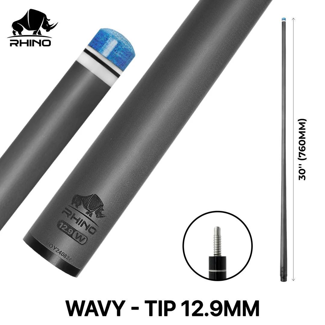 ※3月中旬入荷【Rhino】WAVY 12.9mm カーボン プールシャフト