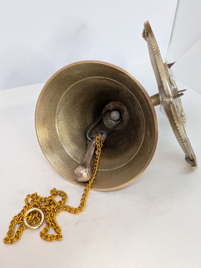 ☆b747、特大 イカリベル 鐘　真鍮　シップベル