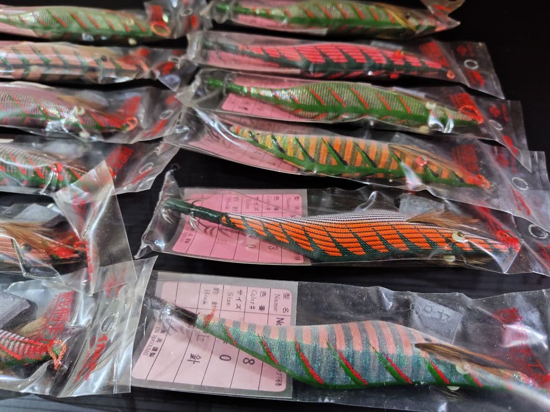 希少！！　林釣漁具製作所　九州型　4.0寸　12本　　餌木猿