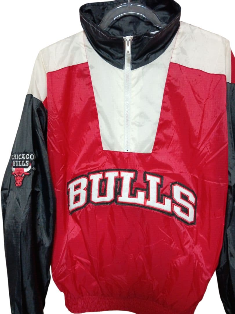 90s シカゴ・ブルズ　ハーフジップジャケット 古着
