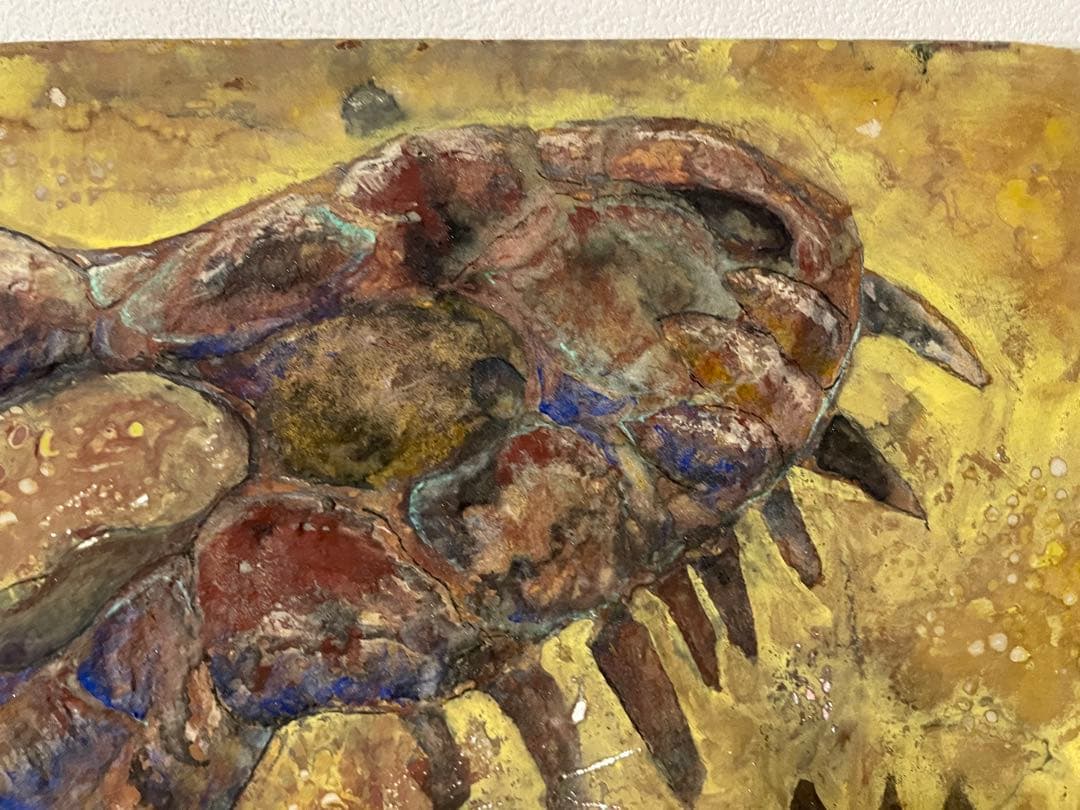 イ*）様 ティラノサウルス化石 絵画