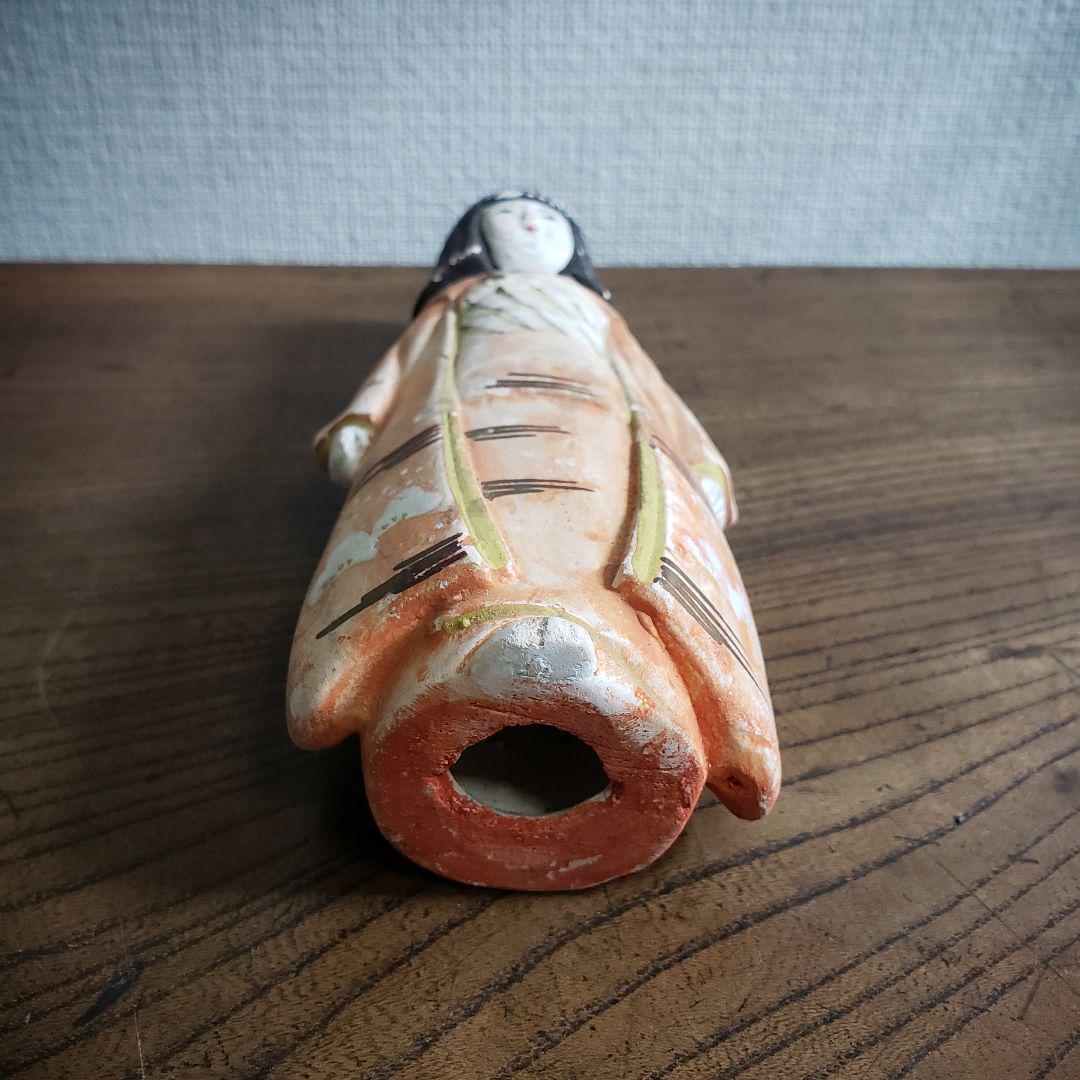 土人形 市松人形 戦前 大正ロマン 昭和レトロ アンティーク 和服 着物 民芸品