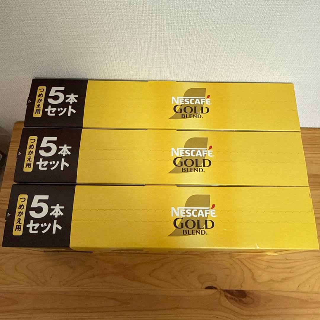 ネスレ ゴールドブレンド つめかえ用5本セット x 3箱