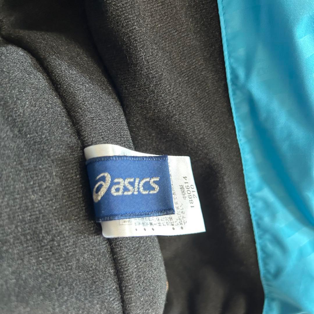 asics アシックスA77 ウインドブレーカー上下 セット　上下M 裏起毛