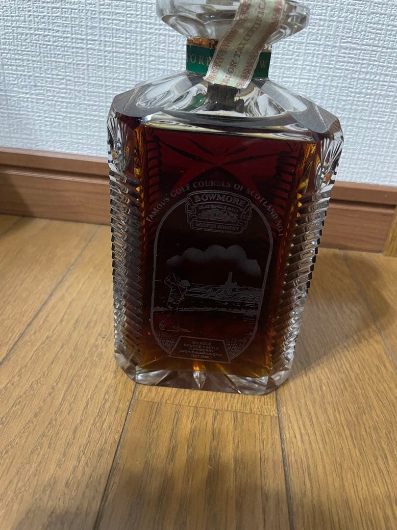 ボウモアBOWMORE 21年 ゴルフクリスタルデキャンタ 750ml 43%