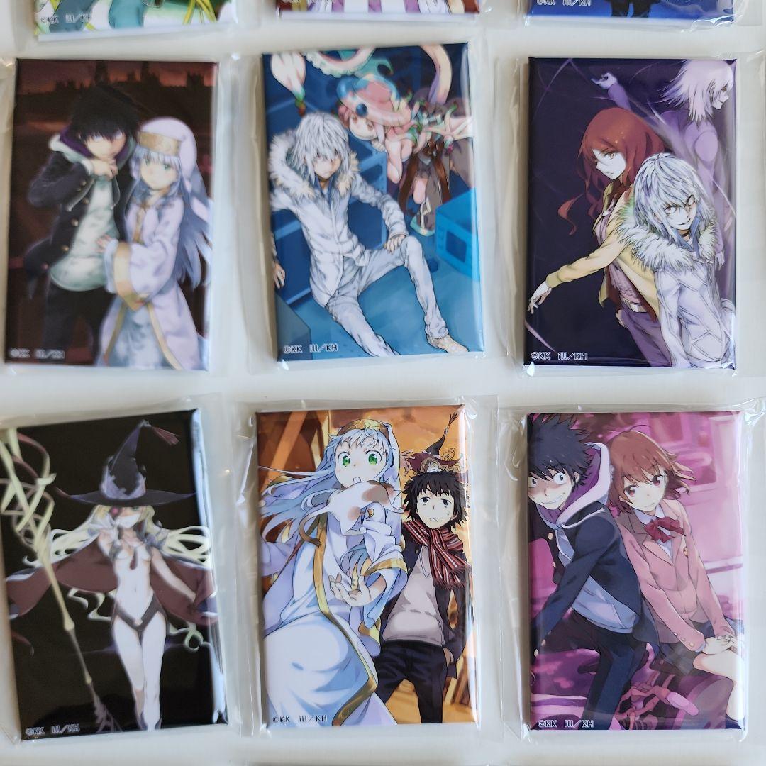 とある魔術の禁書目録　トレーディングスクエア缶バッジ全２３種