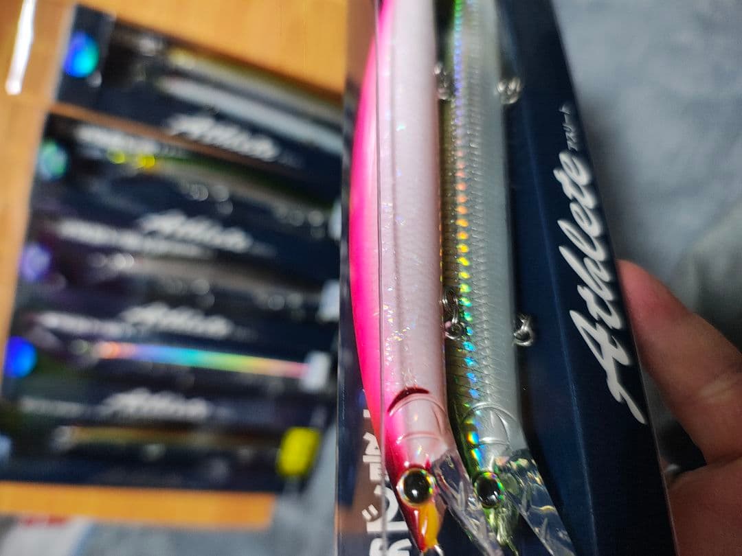 ジャクソン　アスリート ミノー 17ssv 未使用と中古品9個セット海サクラ