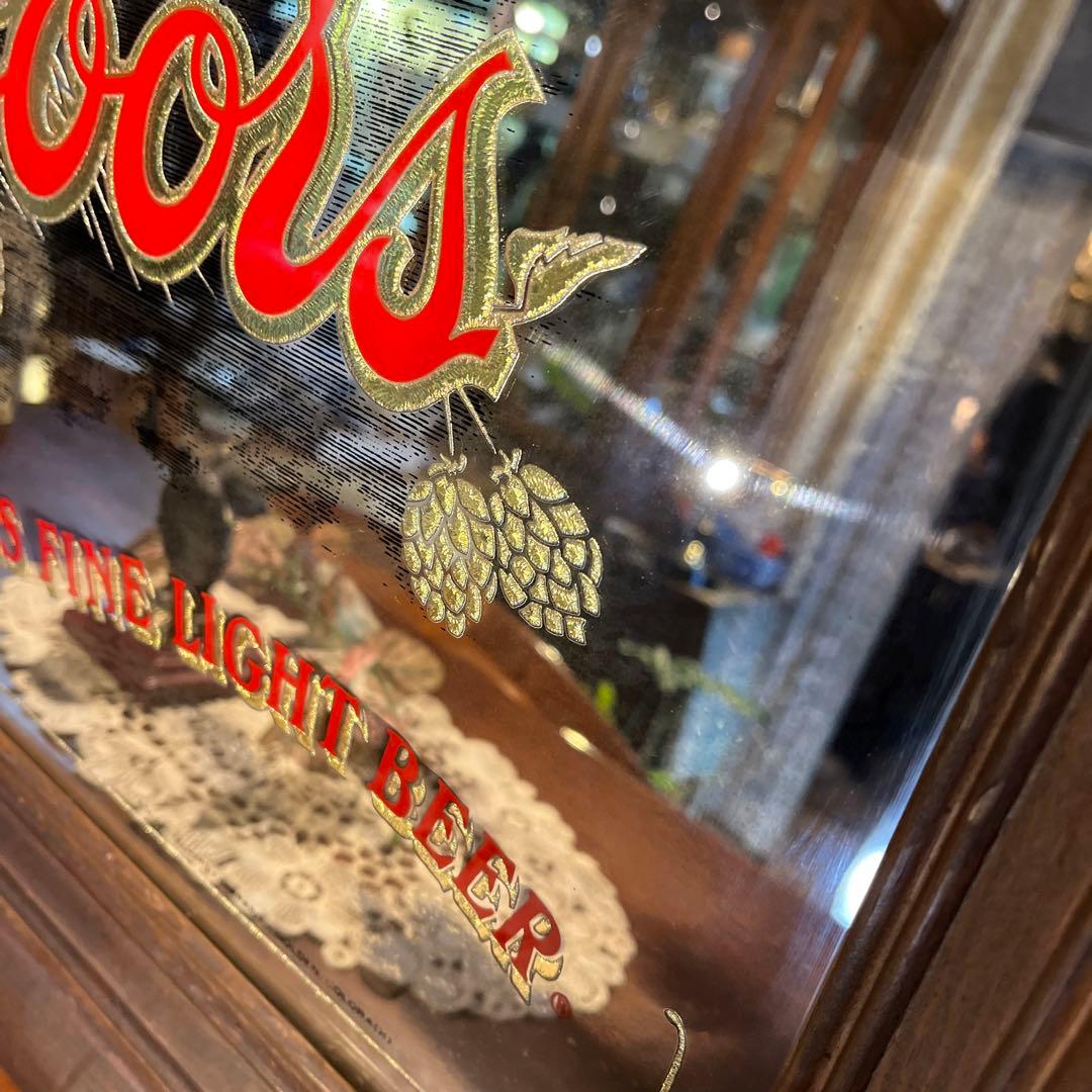 アメリカン雑貨　ビンテージパブミラー coors ビール