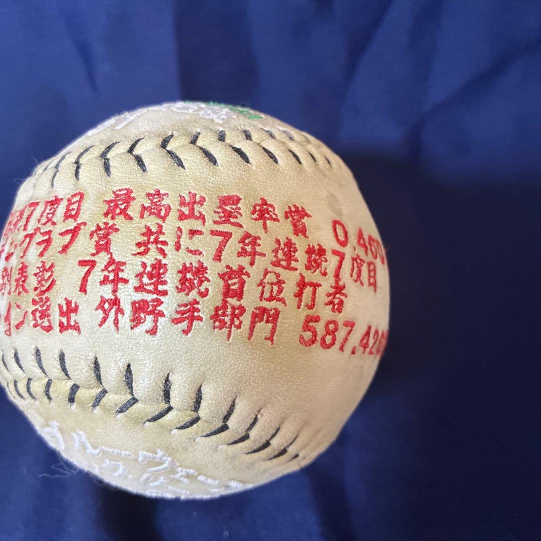 再値下げ　イチロー　MLB入団記念ボール　２６歳　５１　御礼メッセージ付き