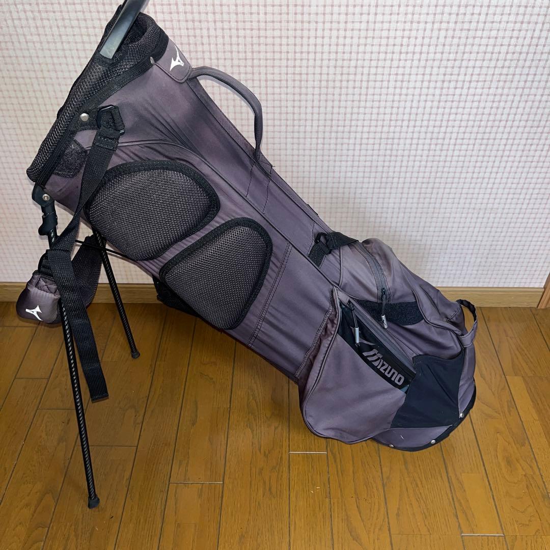 Mizuno K1-L0 スタンド式　キャディバッグ 黒　超軽量　9.0型