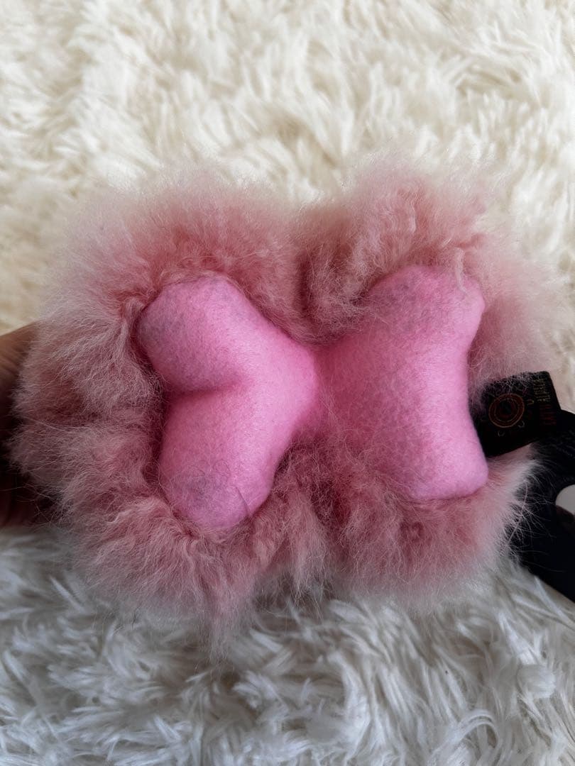 ❣️新商品❣️ベビーアルパカ 100％ ピンク うさぎ ぬいぐるみ アルパカ