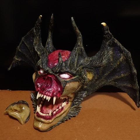 ★超希少品 デビルマンヘッド１/１守護神 塗装済完成品 元箱・説明書・お守り有