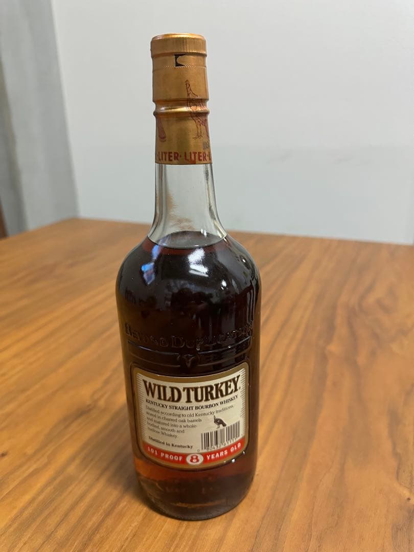 Wild Turkey 8年 101プルーフ ウイスキー　未開栓 1000ml