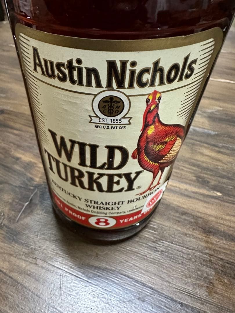 Wild Turkey 8年 101プルーフ ウイスキー　未開栓 1000ml