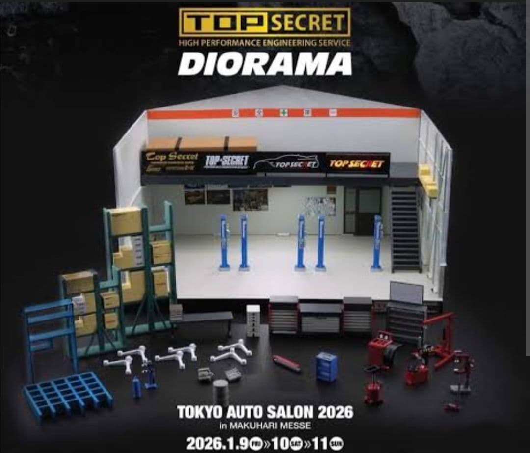 TOPSECRET 東京オートサロン トップシークレット ミニカー