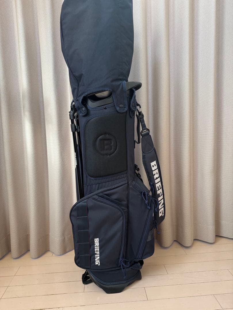 希少⭐︎BRIEFING ネイビー キャディバッグ スタンド付き