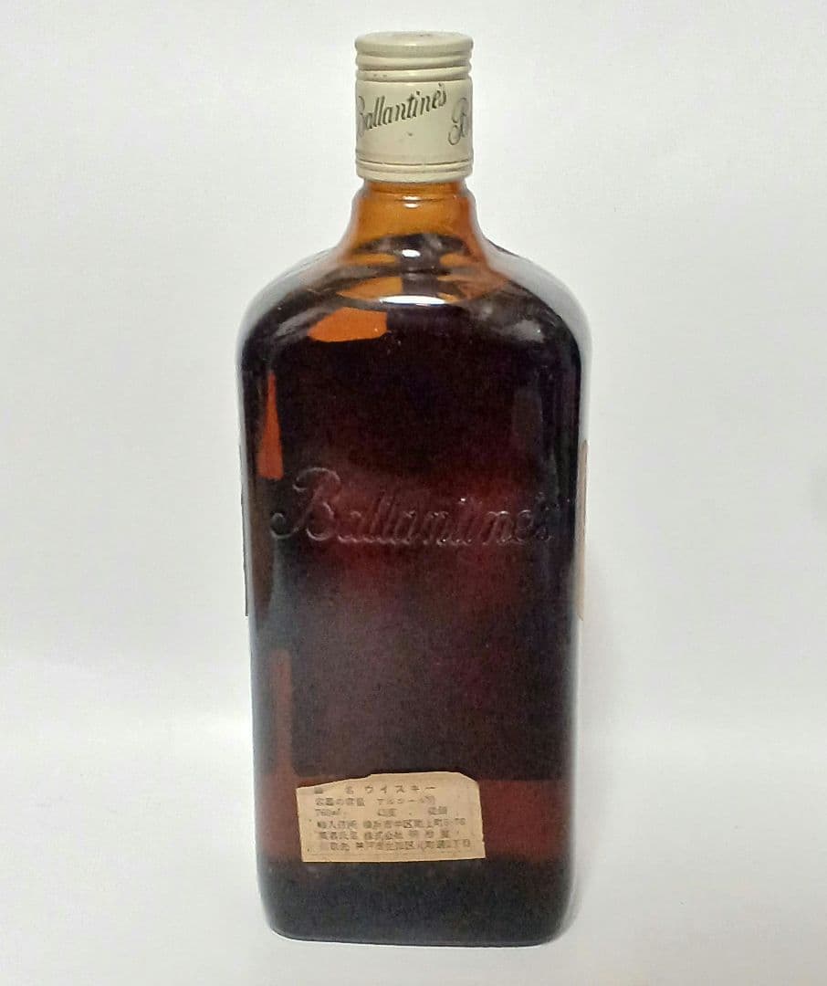バランタイン　ファイネスト　赤青紋章　特級ボトル　古酒ウイスキー　明治屋