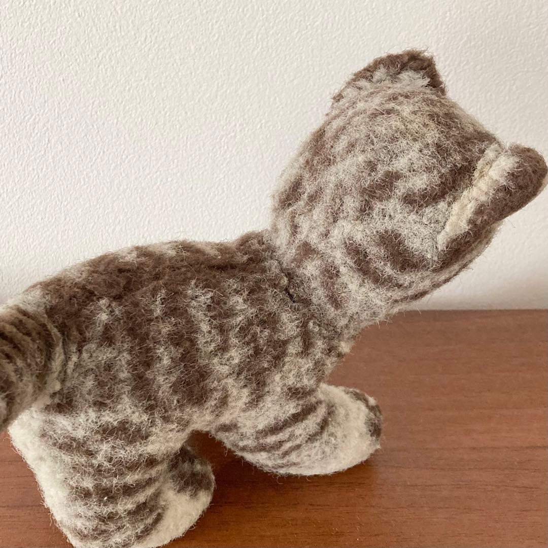 オールドシュタイフ　ネコ　アメリカンショートヘア　猫　ぬいぐるみ　ヴィンテージ