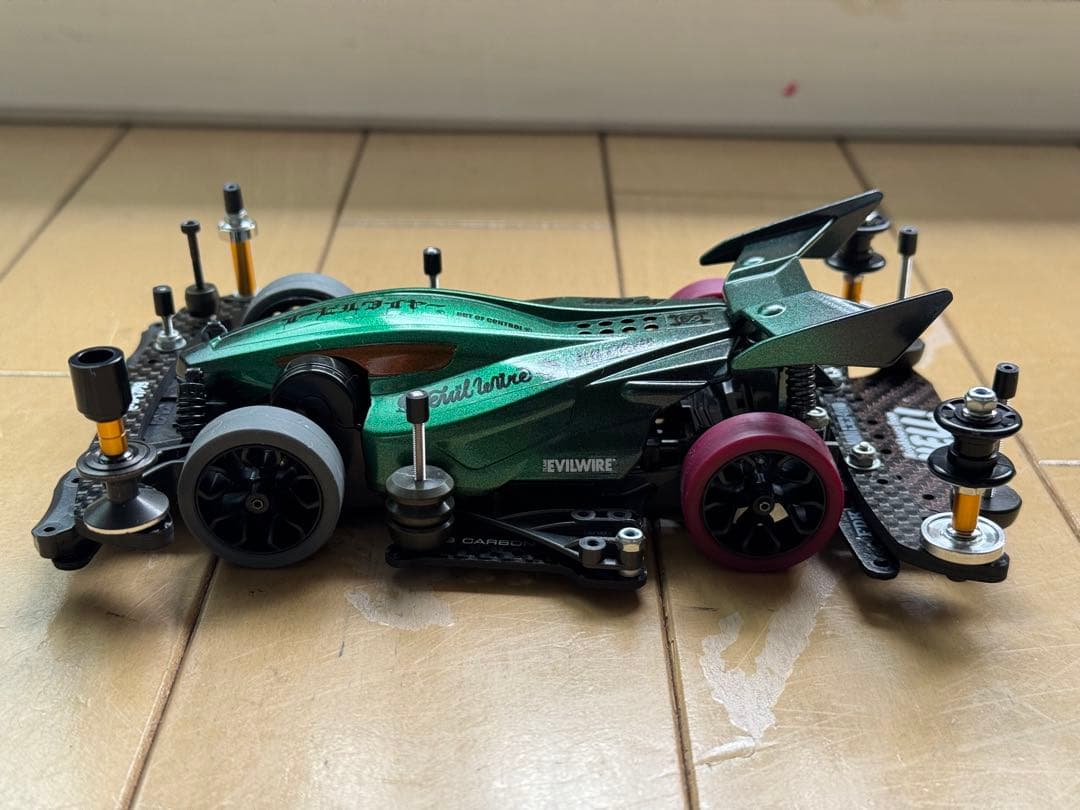 ミニ四駆完成品　B-MAX デュアルリッジjr FM-Aシャーシ