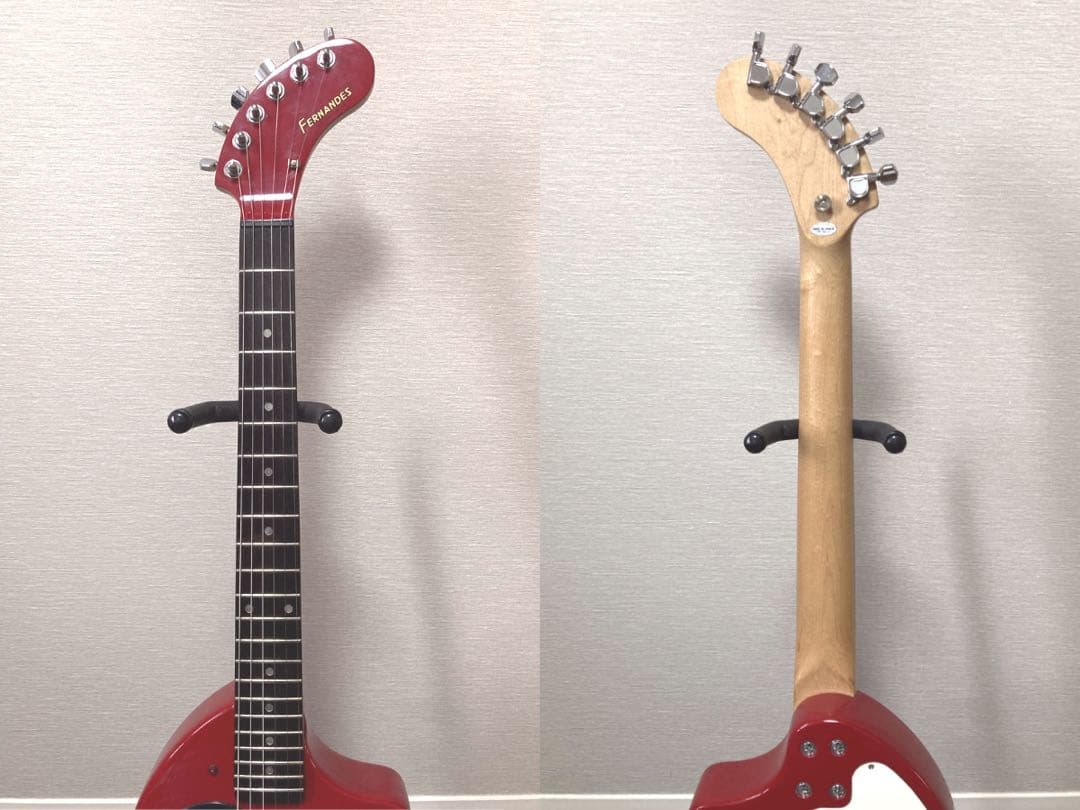 超美品 FERNANDES ZO-3 フェルナンデス 赤 レッド 弦新品