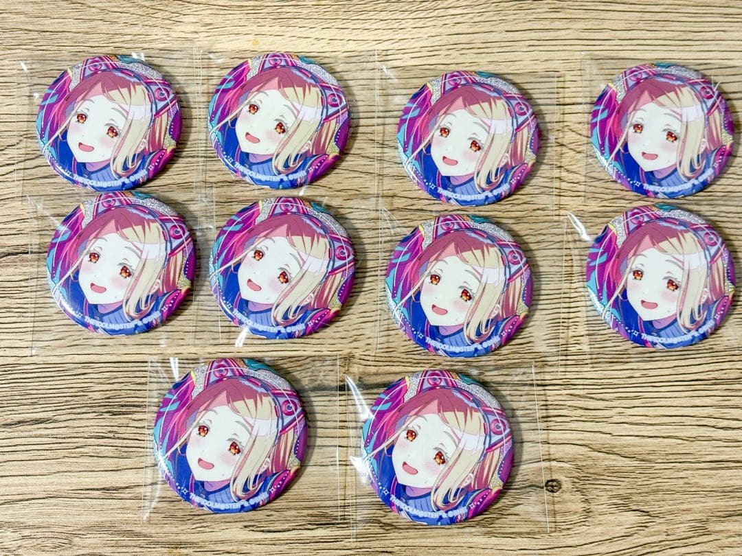 学園アイドルマスター 缶バッジ ミラクルナナウver. 篠澤広　10個セット