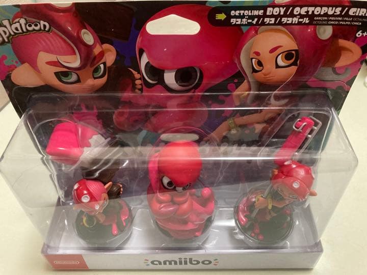 新品スプラトゥーン amiibo タコガール/タコ/タコボーイ トリプルセット！