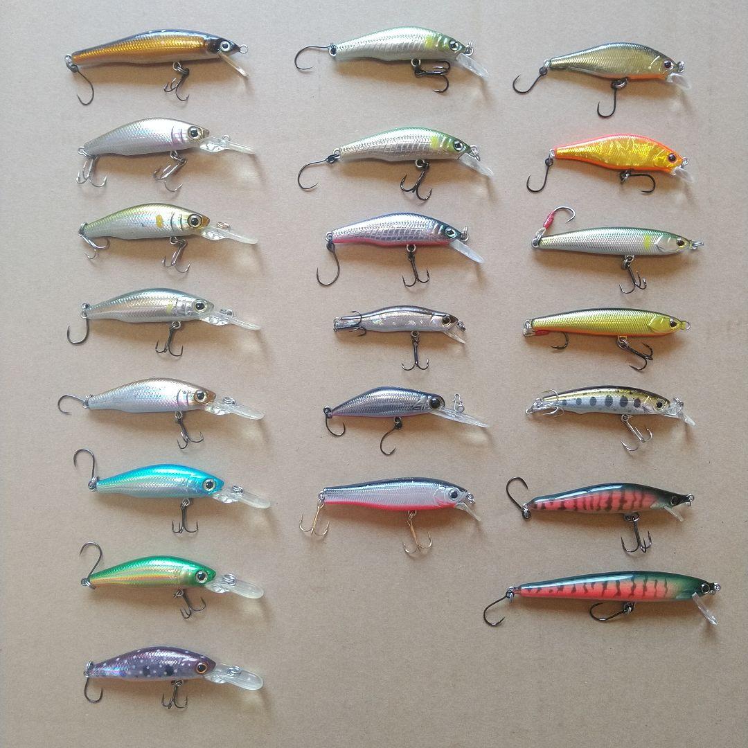 トラウトミノー 21個 (使用品・中古品)